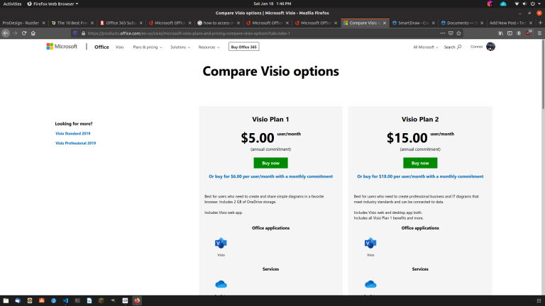 The horrible Pay screen of MS Visio