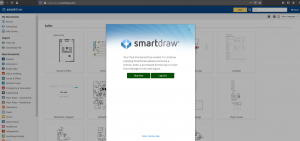 Picture of SmartDraw Dialog Box "Your TRIAL has ENDED"