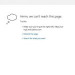 Microsoft Edge Error