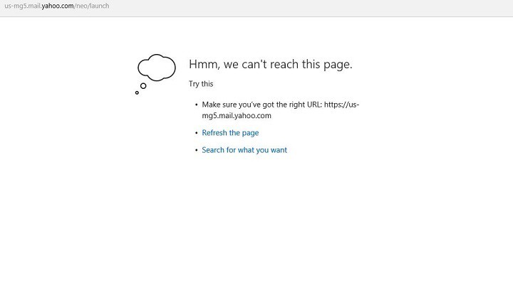 Microsoft Edge Error