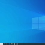 Windows 10 Desktop with Default Background Photo