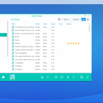 The Synology DSM interface with the Audio Station application open